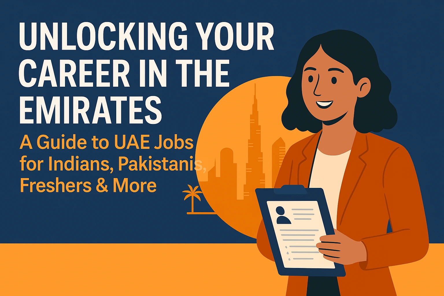Unlocking Your Career in the Emirates: A Guide to UAE Jobs for Indians, Pakistanis, Freshers & More